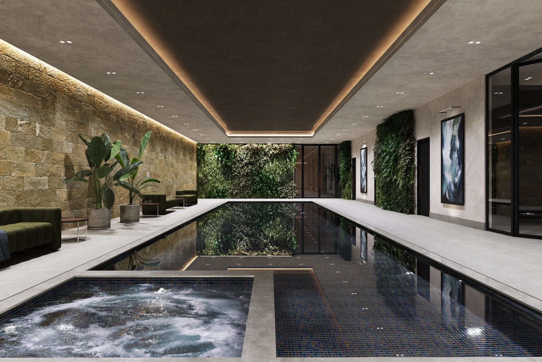 The Plateau Pool View